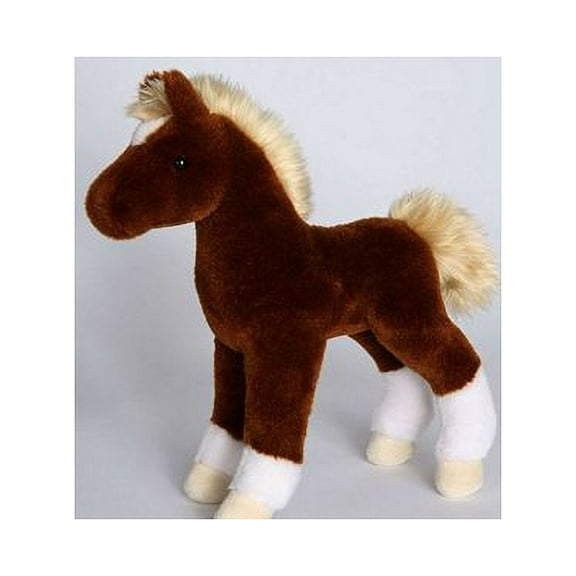 Douglas Cuddle Toys Teak Chestnut Foal, 10"