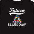 thumbnail image 4 of Inktastic Future Billiards Champ Boys or Girls Long Sleeve Toddler T-Shirt, 4 of 5