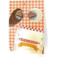 thumbnail image 1 of Gabba Goods Écouteurs Pizza avec Microphone, Orange, 6 x 4 x 1 Pouces, 1 of 5