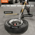 thumbnail image 2 of Truck Tire Changer Mount Demount Tool Kit for 22.5-24.5 inch Radial Bias Ply and Tubeless Tires, Heavy Duty Tire Renovation Set with Bead Keeper, Dismounting Tool, and Mounting Bar for Trucks, 2 of 7