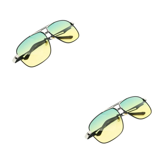 PENIKOKO Worgeous 2pcs Polarized Sunglasses for Night Driving Lightweight Eyewear for Men Women Ideal for Fishing and Outdoor Activities