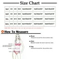 thumbnail image 2 of Aloohaidyvio Swimsuit Plus Size,Women Sexy Bikini Padded Swimwear Open Back Beach Bathing Suit Split Swimsuit, Womens Swimwear, 2 of 4