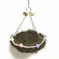 WANGJIAOID Pet Bird Nest Hammock Swing Hanging Chew Toys Parrot