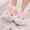 thumbnail image 6 of ZPAQI Bunny Bag Heel Plush Slippers Winter Warm Animal Slippers Home Slippers, 6 of 15