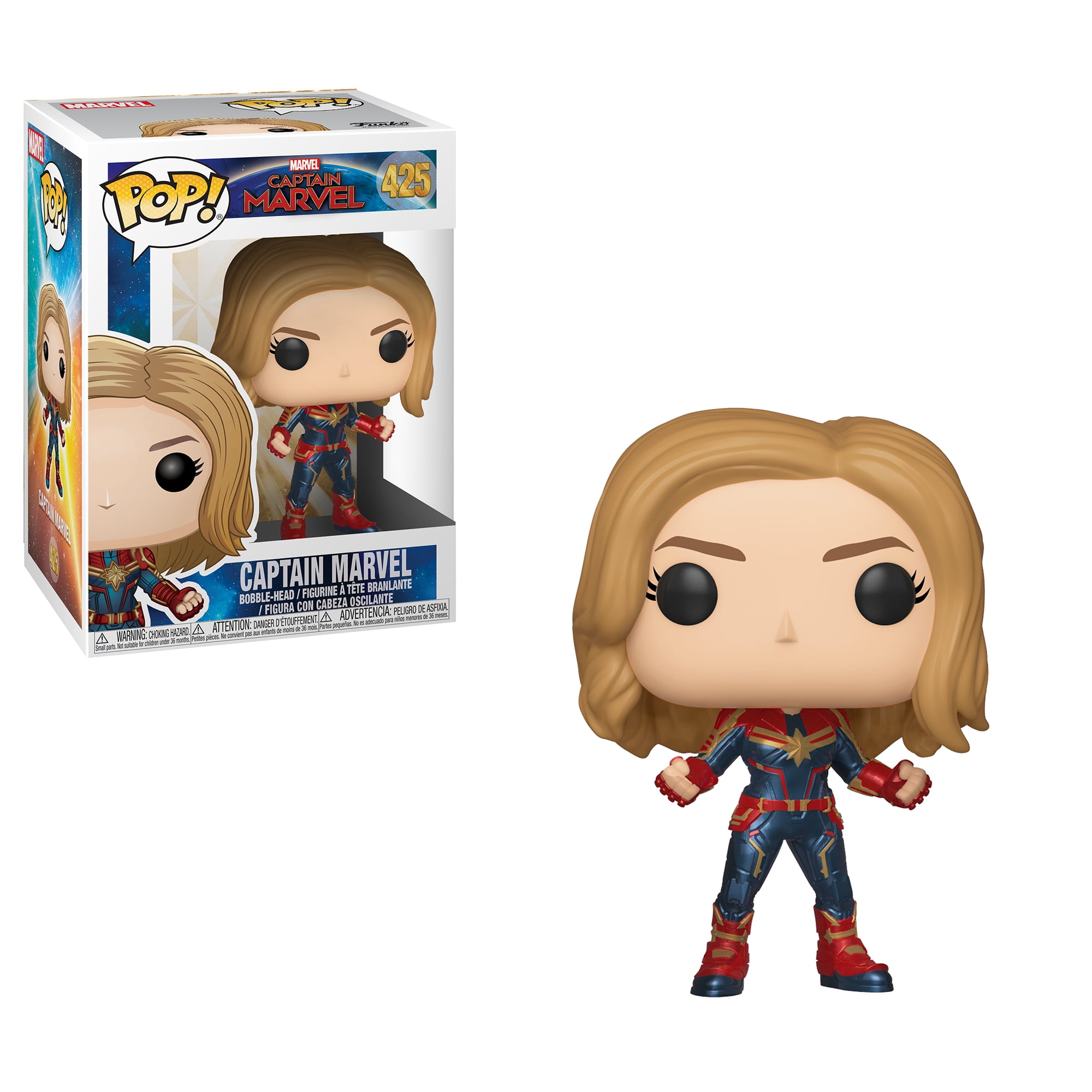 Captain marvel store with jacket funko