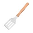 thumbnail image 3 of ¡Ahorra con Rebajas!, Pala para freír de acero inoxidable para hornear platos de barbacoa al aire libre Pala para freír filetes Hierro para asar a la parrilla Pala para panqueques con agarre manual, 3 of 7