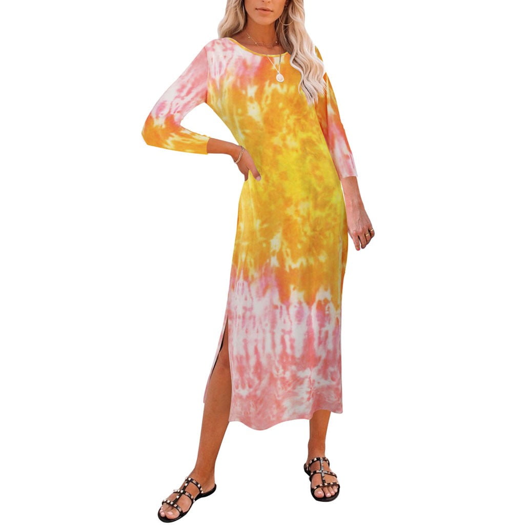 Lanhui Women's Fashion tie-dye Printed 