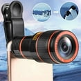 Optical Zoom Lens Telescope Telephoto Clip on For Mobile Phone Camera