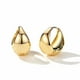thumbnail image 1 of Aretes de Aro de Oro Grueso Chapados en Oro de 18K para Mujer, Regalo de Joyería Minimalista, 1 of 7