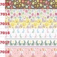 thumbnail image 2 of New 50 yards easter day rabbit pattern printed grosgrain ribbon 7013-7024 Jiayi, 2 of 6