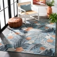 thumbnail image 4 of SAFAVIEH Cabana Elwyn Indoor/Outdoor Area Rug, Blue/Grey, 6' x 9', 4 of 15