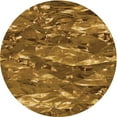 thumbnail image 1 of Ahgly Company Tapis Rond Lavable en Machine Intérieur Transitionnel Orange, 8 Pieds Rond, 1 of 7