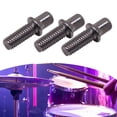 thumbnail image 3 of WINDLAND 10Pcs Drum Tension Rods Metal Rustproof Short Screws for Percussion Instrument, 3 of 9