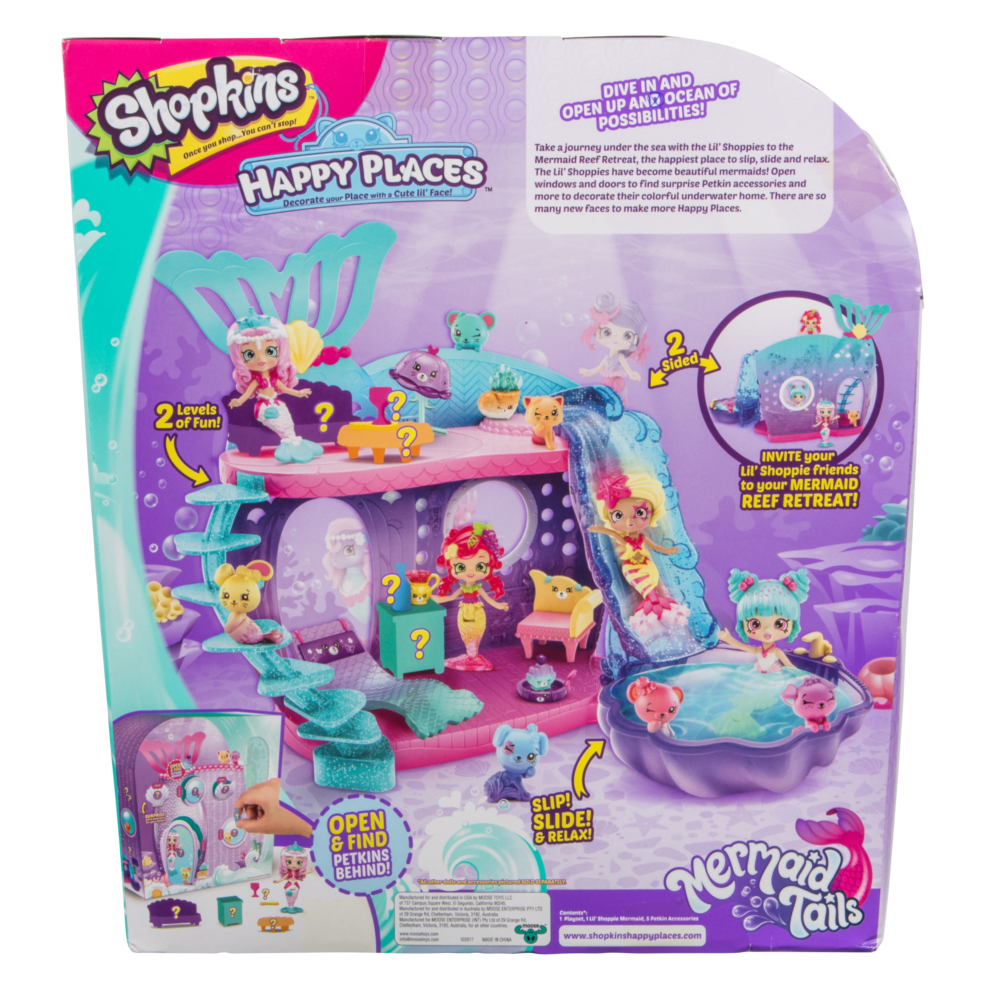 shopkins mermaid house