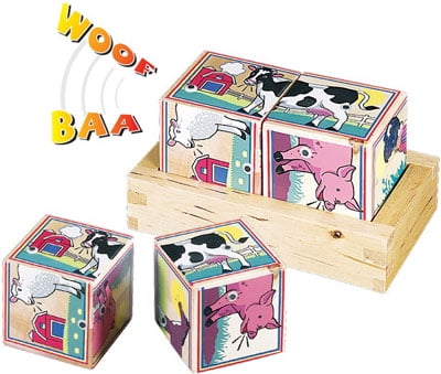 melissa and doug wooden animal nesting blocks
