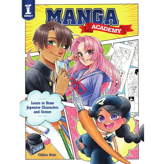Pre-Owned Manga Academy: Learn to Draw Japanese Characters and Scenes (Paperback) 1440300828 9781440300820