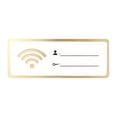 thumbnail image 2 of Herramientas y mejoras para el hogar, estilo moderno, fácil de instalar, placas de contraseña WiFi acrílicas con parte posterior adhesiva, tarjetas de contraseña de red inalámbrica, 2 of 8