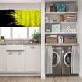 thumbnail image 5 of LALILO Kitchen Curtain Valance Yellow Dust Explosion Rod Pocket Window Curtain 52"x 18" Set of 2, 5 of 5