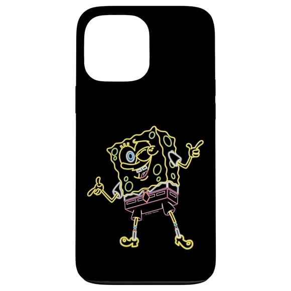 Funda para teléfono SPONGEBOB SQUAREPANTS Neon Line Art para iPhone 13 Pro Max
