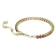 thumbnail image 4 of Pulsera Swarovski Matrix con acabado dorado multicolor, 4 of 4