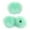 Green, variant on POYOGA 3Pcs 10cm DIY Colorful Furry Pom Pom Ball with Press Button for Hat Shoes Scarf