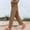 Beige, variant on JUSLIO Pants for Women Ice Silk Drawstring Loose Fashion Casual Wide Leg Pants