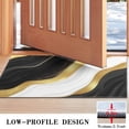 thumbnail image 3 of Black White Gold Marble Pattern Door Rugs,Washable Non Slip Door Mats Indoor,Decorative Door Mats,Entry Mat Indoor for Entrance,Bedroom,Kitchen,Bathroom,17"x30", 3 of 6