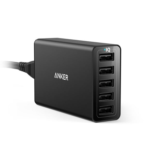 Cargador USB de 5 Puertos PowerPort de 40 W y 5 Puertos