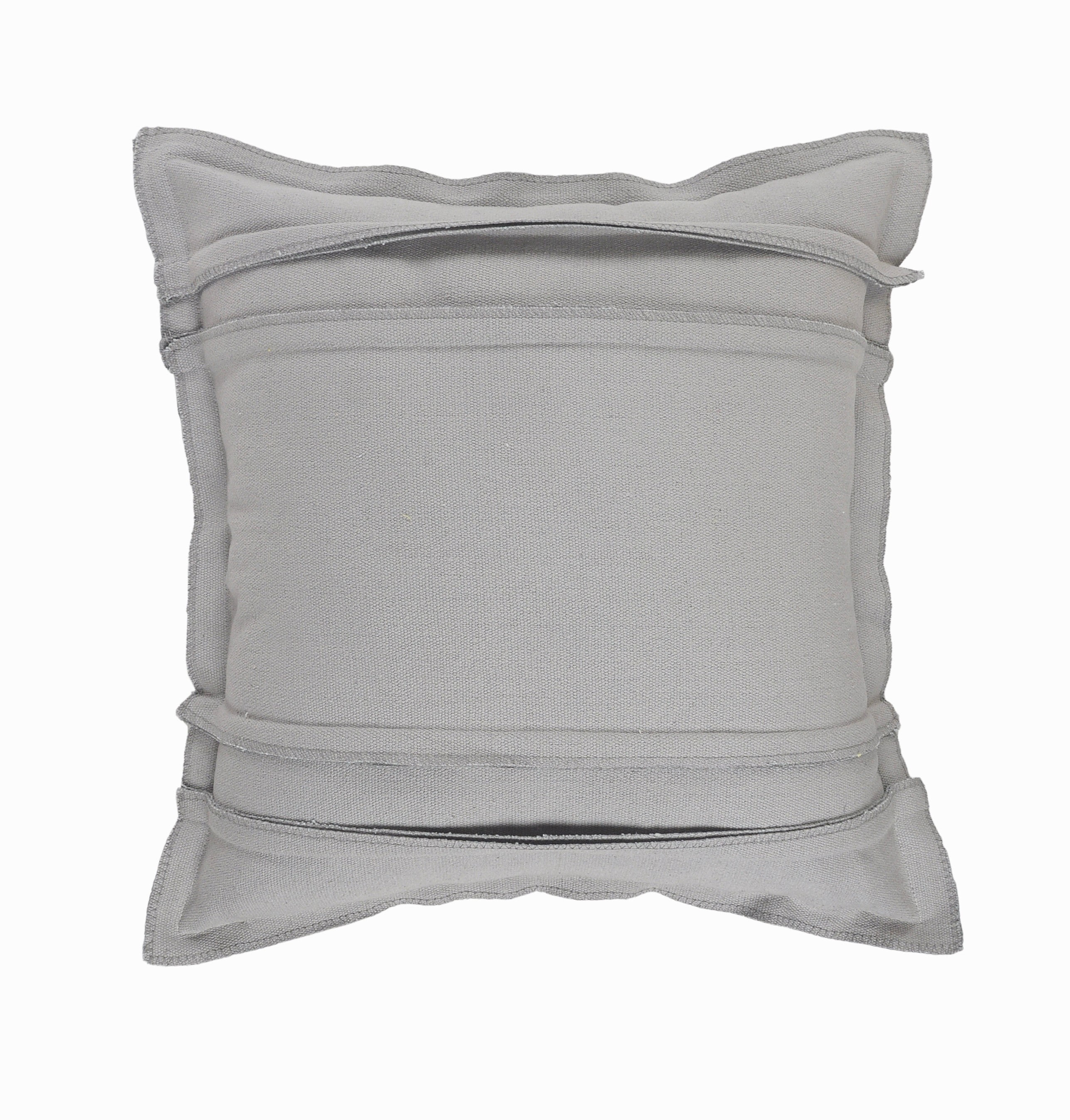 Harlow Hill 20" x 20" Light Gray Solid Cotton Adult Decorative Throw Pillow Cover
