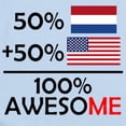 thumbnail image 2 of CafePress - Half Dutch Half American Body Suit - Long Sleeve Cotton Baby Bodysuit, 2 of 4