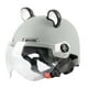 thumbnail image 1 of Casco abierto novedoso, ligero y para motocicleta, medio casco para motocicleta. Gris, 1 of 9