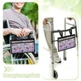thumbnail image 3 of COEQINE Rooster Flowers Wheelchair Armrest Side Hanging Storage Bag for Adults Wheelchair Side Bags for The Armrest Wheelchair Arm Bags Pride Go Ride Accessories, 3 of 7