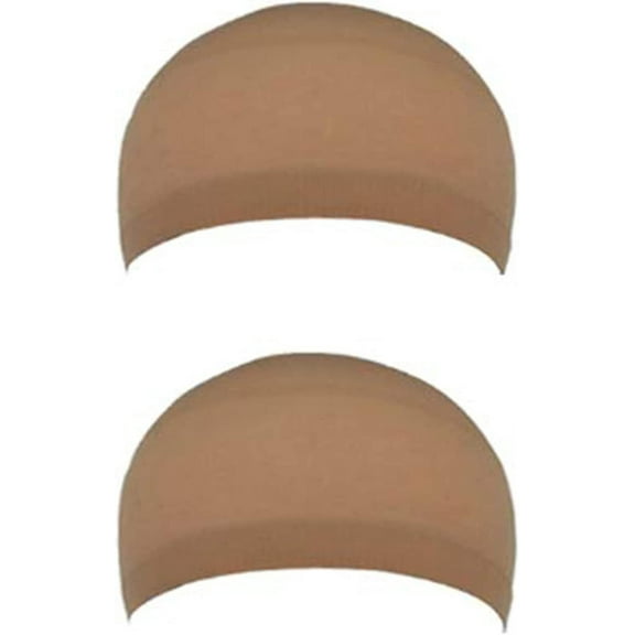 2PCS Wig Cap,Neutral Nude Beige，Stocking Caps for Wigs Ultra Thin and Breathable Wig Caps for Women High Elastic Nylon, Both Men and Women