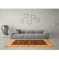 thumbnail image 3 of Ahgly Company Indoor Square Oriental Orange Traditional Area Rugs, 7' Square, 3 of 4
