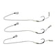 thumbnail image 4 of 3 piezas de aparejos de pelo con púas tamaño 6 # 8 # 10 # 12 # aparejos de anzuelos aparejos Baoblaze Aparejos de pesca, 4 of 6