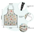 thumbnail image 7 of Beige Princess Flower Pattern Kids Aprons for Girls and Boys,Adjustable Neck Strap Toddler Aprons for Kids Cooking Baking, 7 of 7