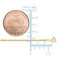 thumbnail image 2 of 10k Yellow Gold Singapore Chain Necklace, 1.5mm, 20", 2 of 5