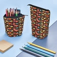 thumbnail image 5 of Lsque Construction Truck Pattern Telescopic Pencil Bag Pen Holder Stationery Case, Stand-up Retractable Transformer Bag Organizer, 5 of 6