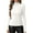 White, variant on BadPiggies Women's Mock Turtleneck Long Sleeve Shirt Basic Layer Stretch Slim Fit Tops (M, Black)