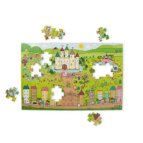 ジグソーパズル　バーバラ・モック　Posies for the Princess Melissa & Doug Natural Play Giant Floor Puzzle: Princess Fairyland