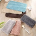 thumbnail image 2 of Alfombra de baño Espesar Alfombras de baño antideslizantes Shaggy con microfibra suave absorbente de agua para baño Ducha Bañera Dormitorio Sincero  Hogar, 2 of 5