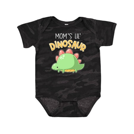

Inktastic Mom s Lil Dinosaur with Cute Stegosaurus Gift Baby Boy or Baby Girl Bodysuit