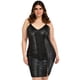 thumbnail image 1 of Vestido print serpiente Zenobia Tallas Extras 4725 Negro, 1 of 4
