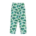 thumbnail image 5 of Goofa Green Sea Turtle Printed Soft Pajama Pants for Women, Wide Leg Comfy Casual Lounge Yoga Pants-XX-Large, 5 of 9