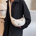 thumbnail image 2 of Bolso Mensajero Diario Cruzado Crossbody Fashion Hobo Bag Bow Back Acolchado Hombro Gran Capacidad Correa Ajustable Bolsillo, 2 of 9