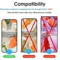 thumbnail image 3 of Verre Trempé pour Google Pixel 9, Étui Anti-Rayures, Protecteur d'Écran Compatible [Lot de 2], 3 of 5