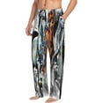 thumbnail image 2 of Balery Men'S Four Running Horses Pants,Sleepwear Pants,Pajama Pants,Pj Bottoms Drawstring And Pockets-X-Large, 2 of 9