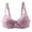 Pink, variant on Womens Lace Bra, Women's Lace Large Size Adjustable Straps Underwire Bra Women's Casual Large, Plus Size Underwire Bra Plus Size Sticky Bra for Large Breasts Lace Bras, Pink,75C