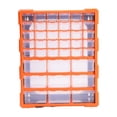 thumbnail image 1 of Contenedor de almacenamiento,Estuche de almacenamiento con tapas Organizador apilable,Herramienta de rejilla extraíble con divisor ajustable para manualidades,Compartimento Organizador, 1 of 8