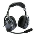 thumbnail image 2 of Auriculares con reducción de ruido de aviación Bling Bling Negro con micrófono, 2 of 9